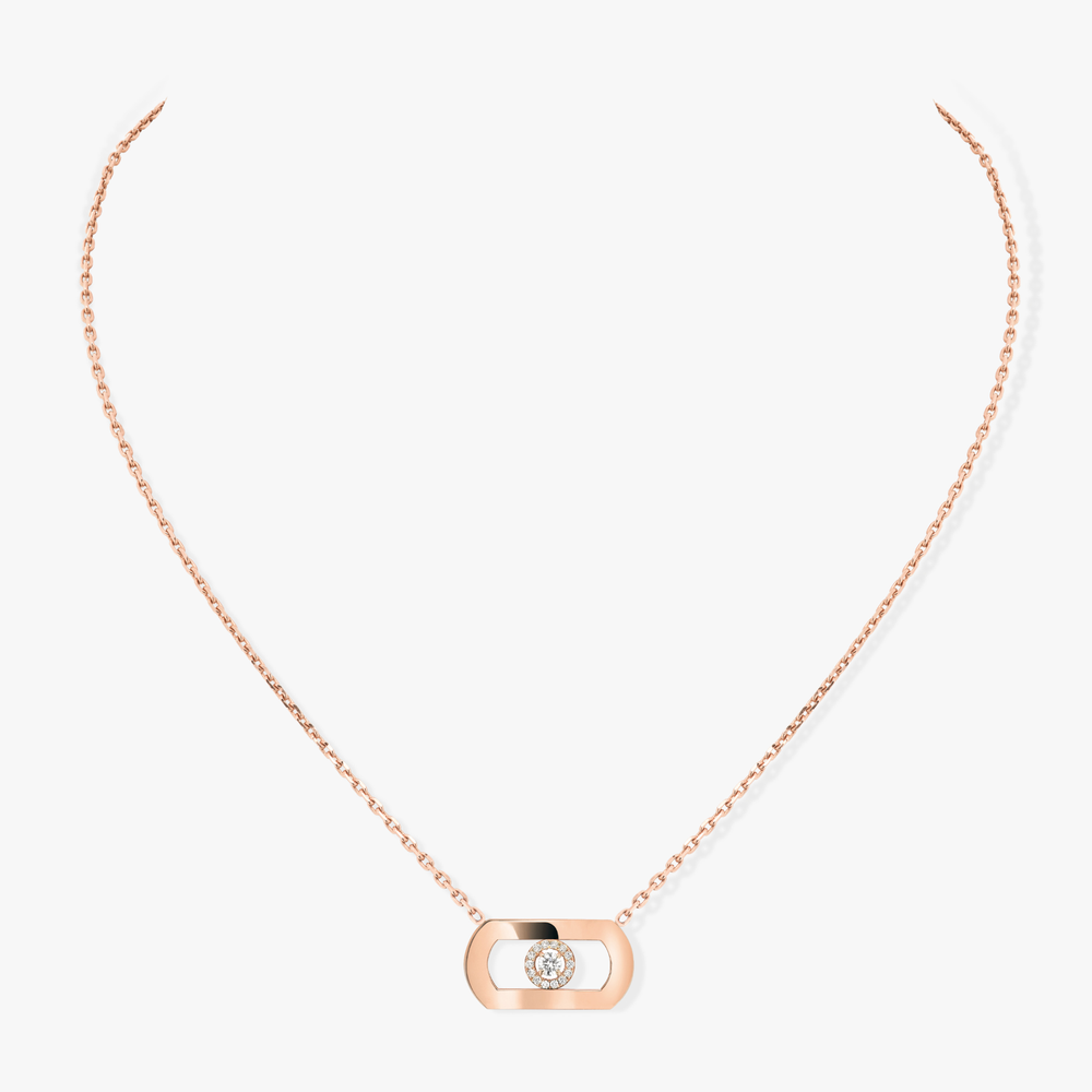Pink Gold Diamond Necklace So Move
