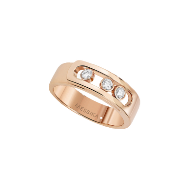 Pink Gold Diamond Ring Move Noa