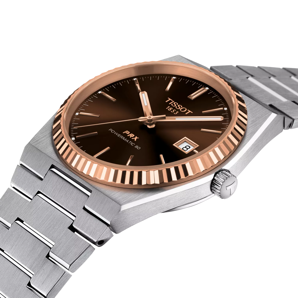 PRX Powermatic 80 Steel & 18K Gold Bezel 40mm