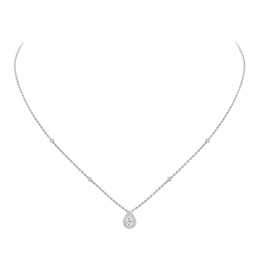 Joy 0,25ct Collier Diamant Or Blanc