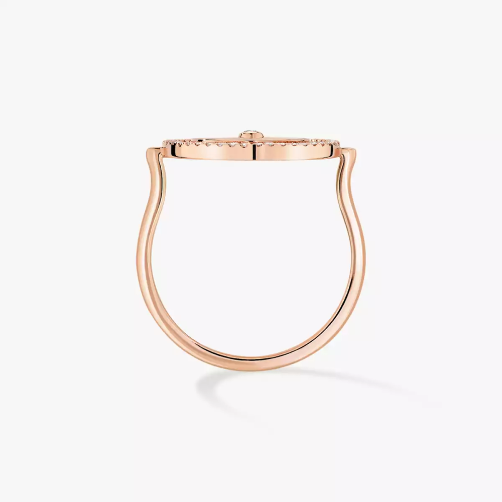 Lucky Move PM Bague Diamant Or Rose