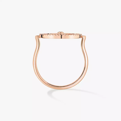 Lucky Move PM Bague Diamant Or Rose