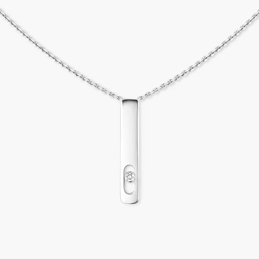 My First Diamond White Gold Diamond Necklace