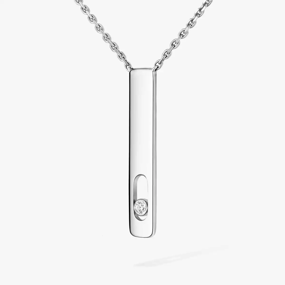 My First Diamond White Gold Diamond Necklace