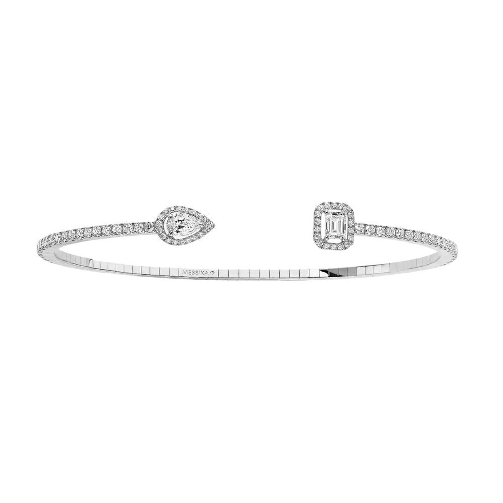My Twin Skinny 0,15ct x2 Bracelet Diamant Or Blanc