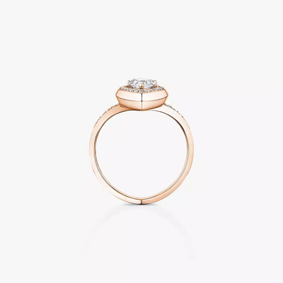 Fiery 0,50ct Bague Diamant Or Rose