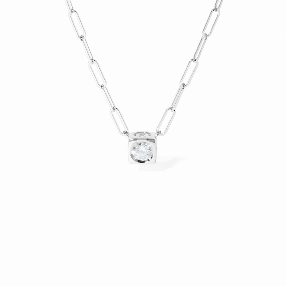 Collier Le Cube Diamant Grand Modèle