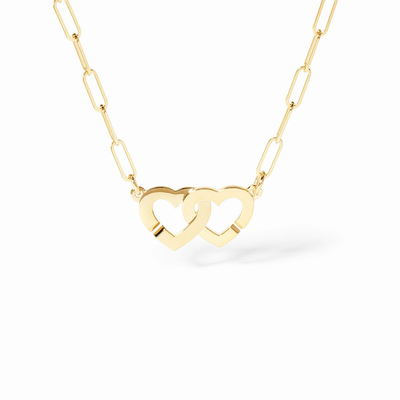 Double Cœurs Xs Necklace
