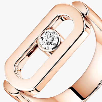 Imperial Move Bague Diamant Or Rose