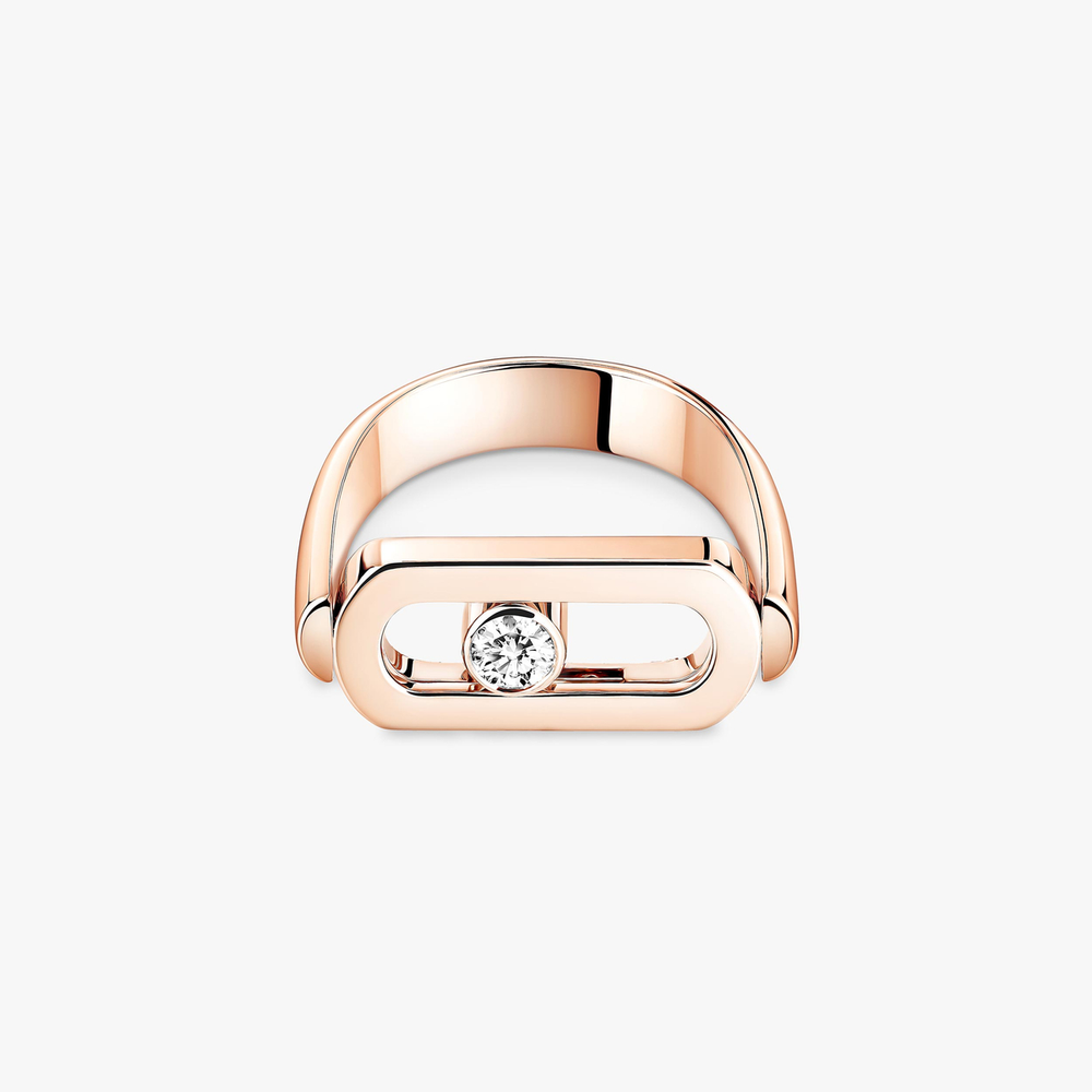 Imperial Move Bague Diamant Or Rose