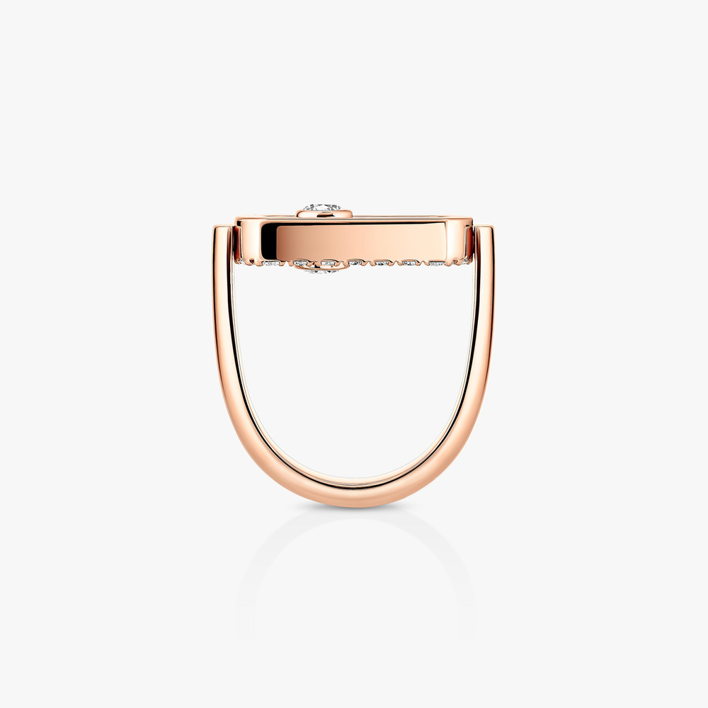 Imperial Move Bague Diamant Or Rose