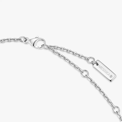Move Classique Ciselé White Gold Diamond Necklace