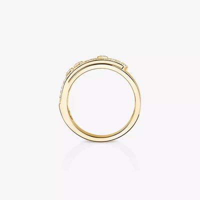 Bague Move Noa GM Pavée Bague Diamant Or Jaune