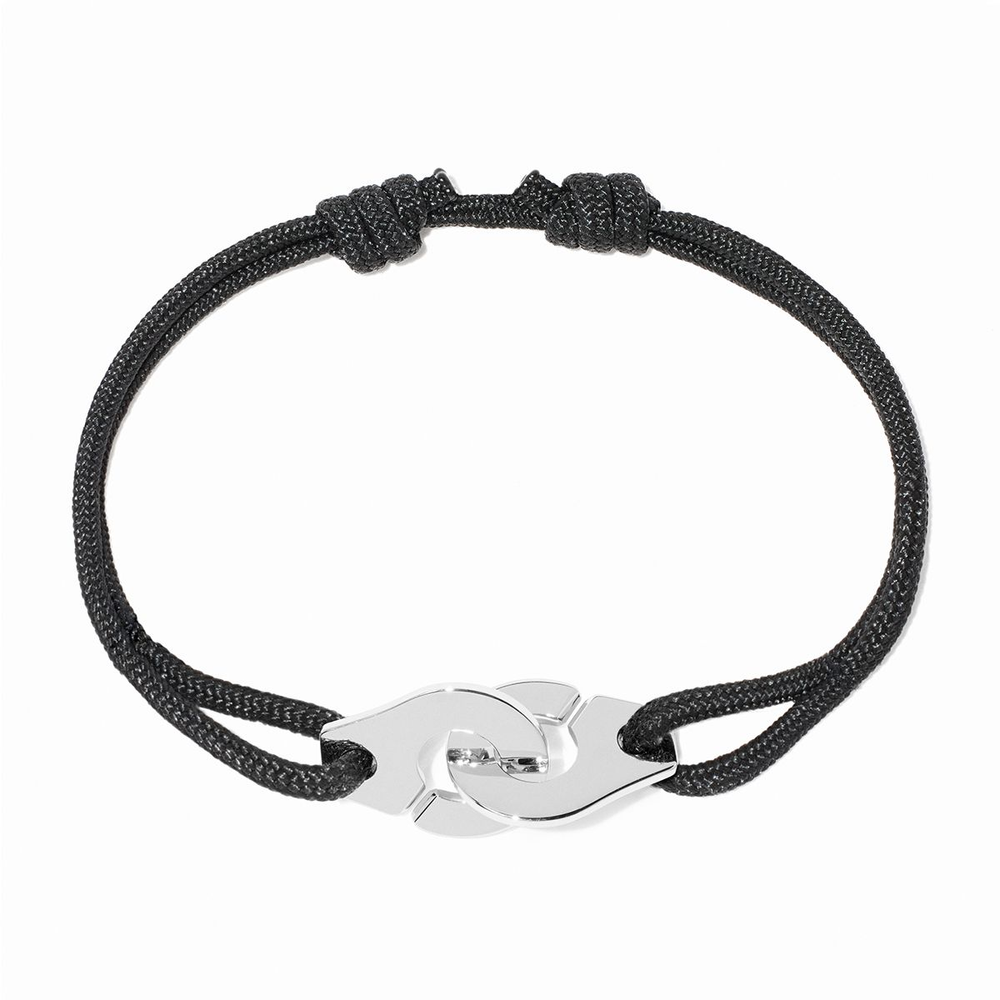 Bracelet Sur Cordon Menottes Dinh Van Moyen Modèle