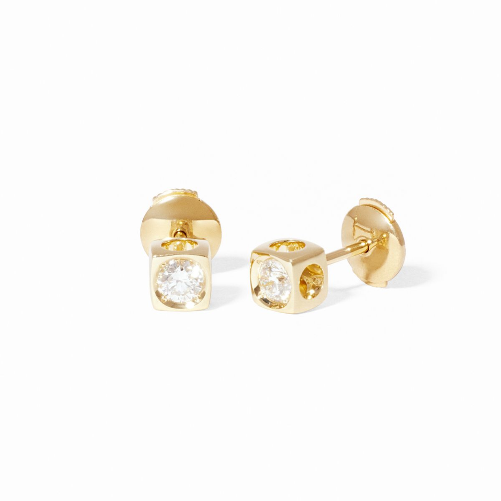 Le Cube Diamant Large Studs