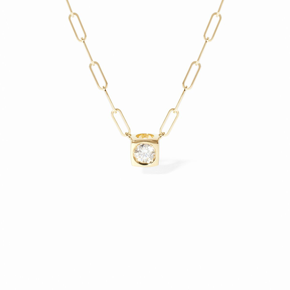 Le Cube Diamant Large Necklace