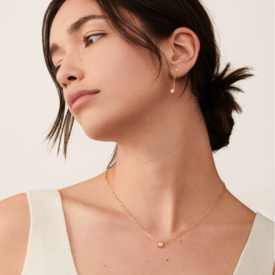 Le Cube Diamant Large Necklace