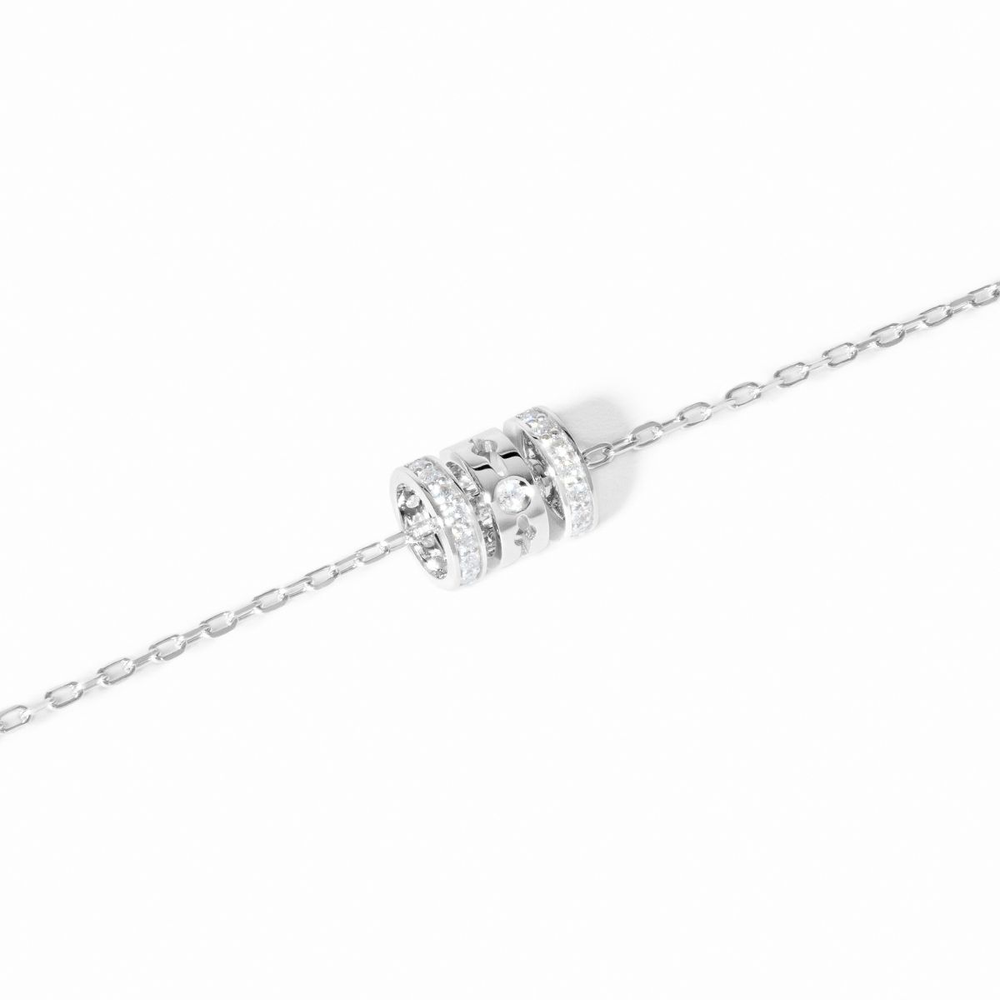Pulse Paved 3 Rows Bracelet