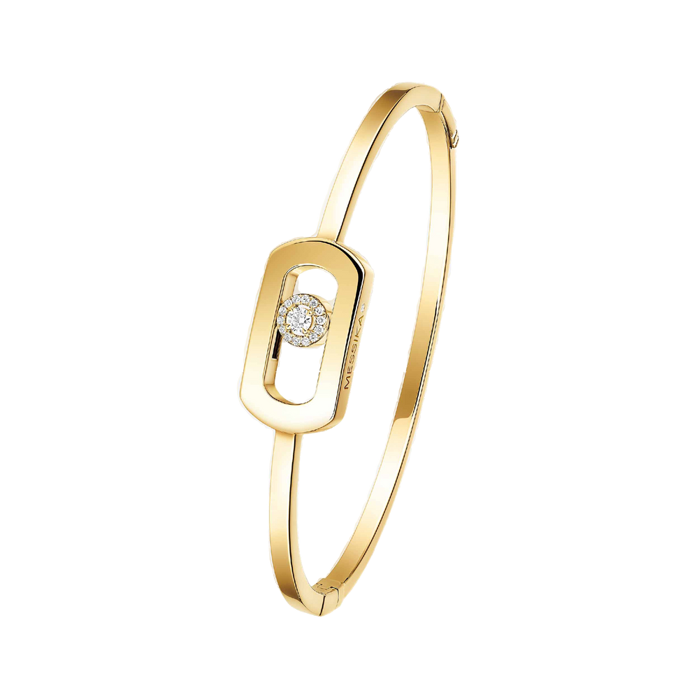 So Move Bangle Yellow Gold Diamond Bracelet