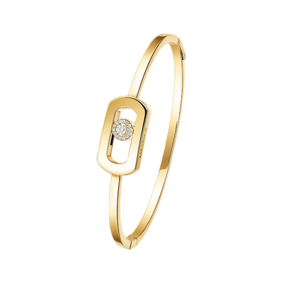 So Move Bangle Yellow Gold Diamond Bracelet