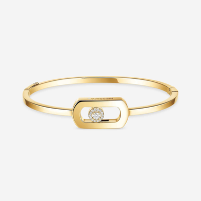 So Move Bangle Yellow Gold Diamond Bracelet