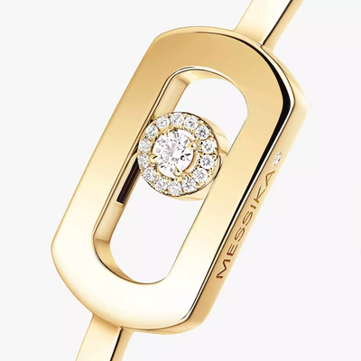 So Move Bangle Yellow Gold Diamond Bracelet