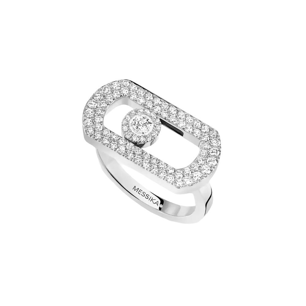 So Move Pavée Bague Diamant Or Blanc