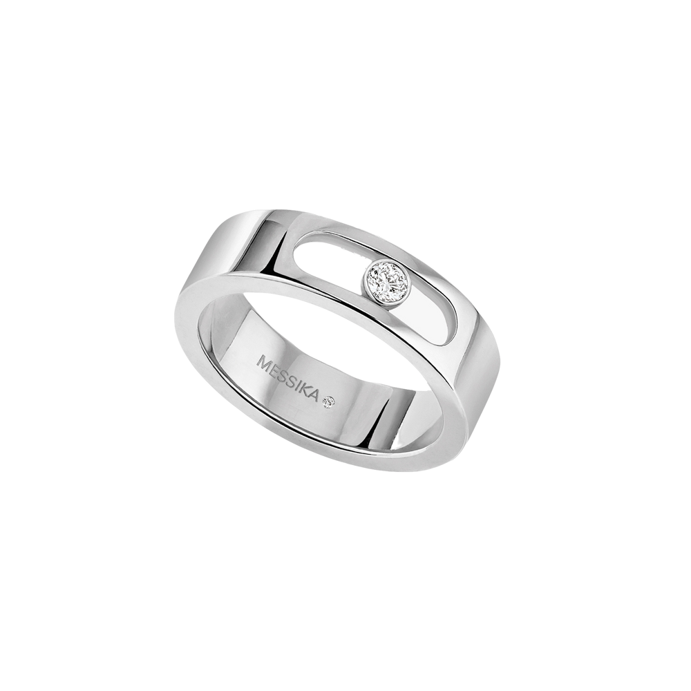 Move Joaillerie Wedding Ring White Gold Diamond Ring