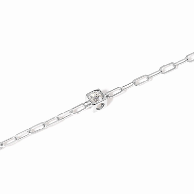 Bracelet Sur Chaîne Le Cube Diamant