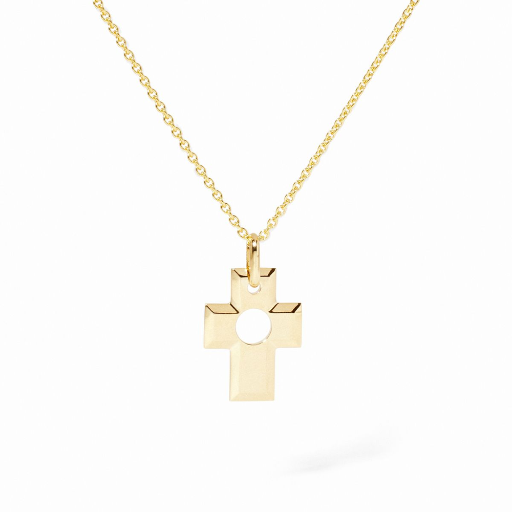 Pierced Cross Pendant 15 Mm