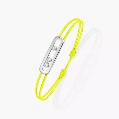 Cordon Messika CARE(S) Jaune Bracelet Diamant Or Blanc