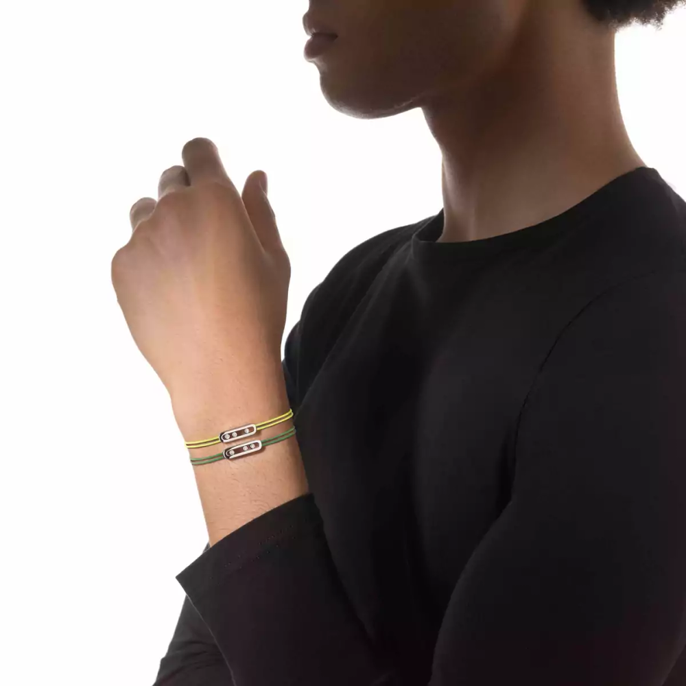 Cordon Messika CARE(S) Jaune Bracelet Diamant Or Blanc