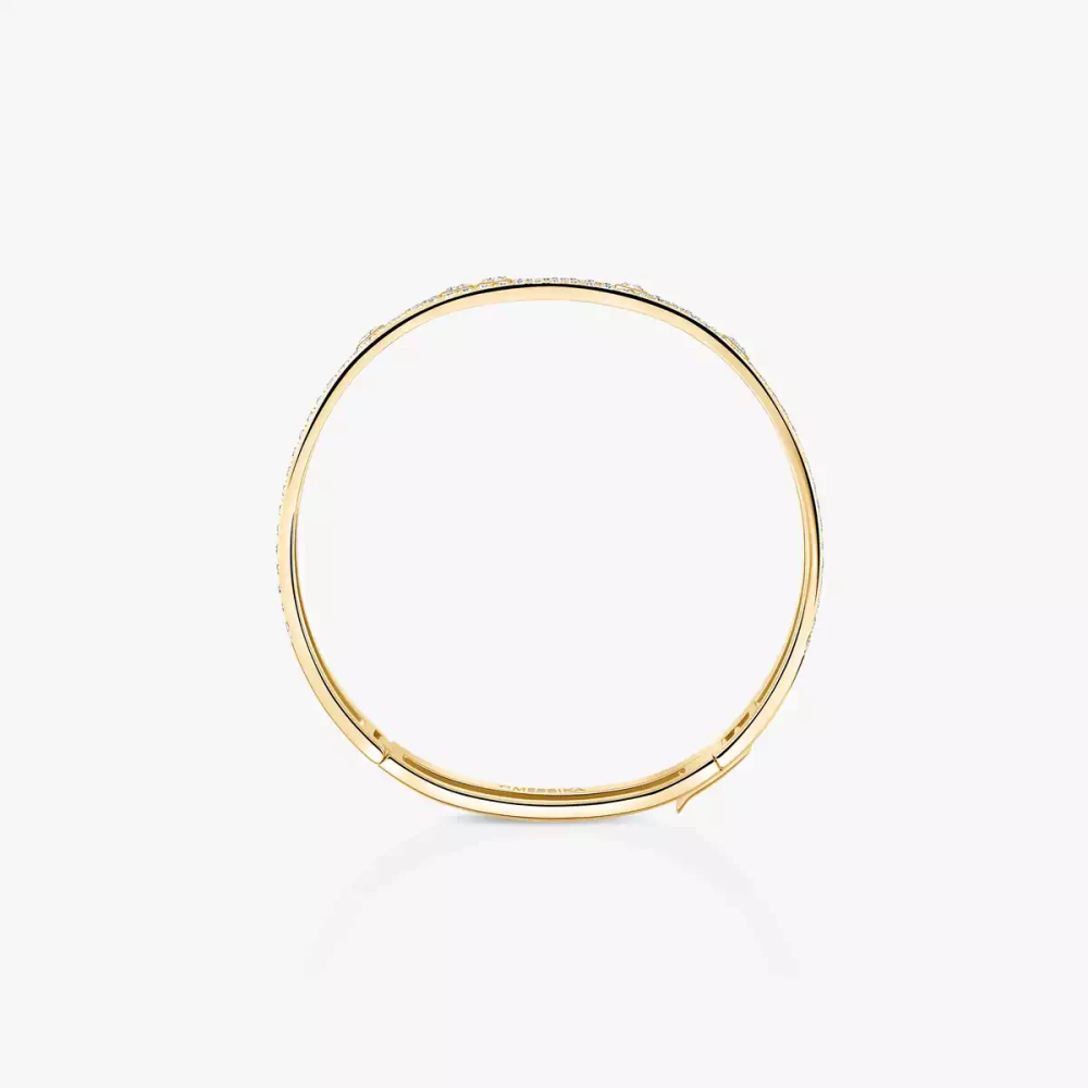 Bangle Move Romane Pavé Bracelet Diamant Or Jaune