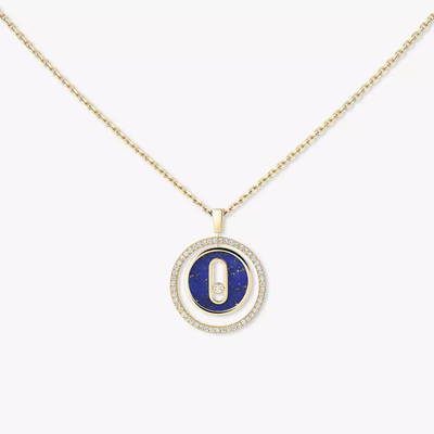 Collier Lucky Move PM Lapis Lazuli Collier Diamant Or Jaune