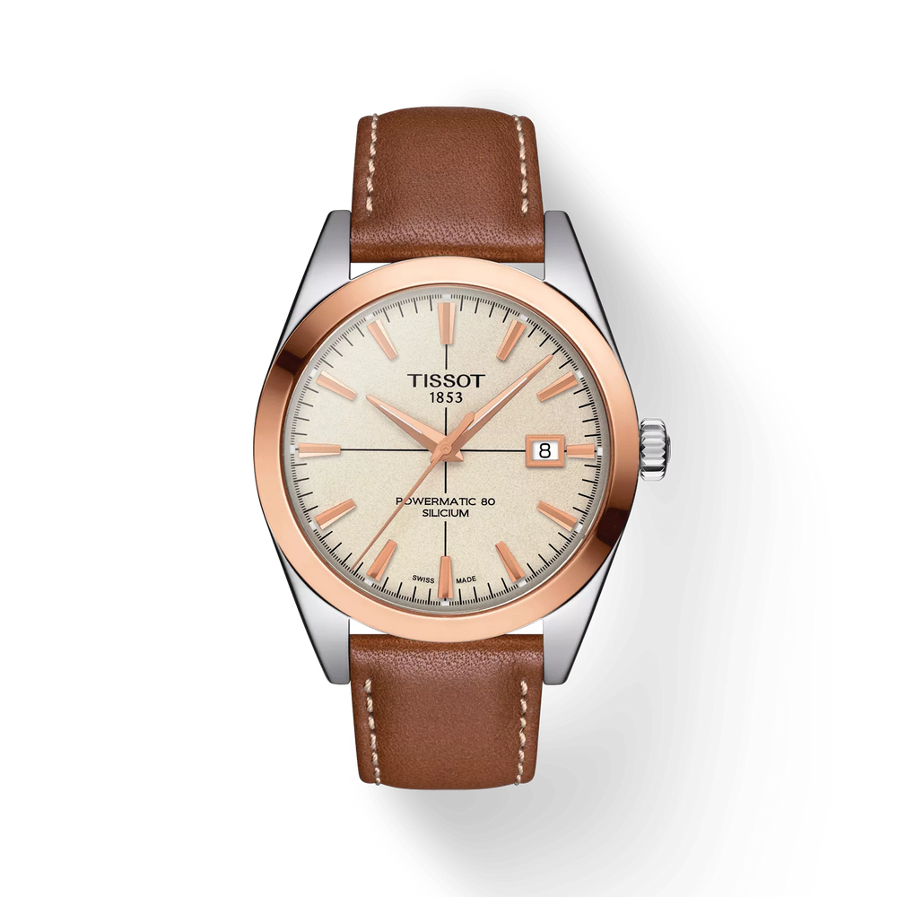 Gentleman Powermatic 80 Silicium Solid 18K Gold bezel