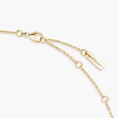 Fiery 0,40ct Collier Diamant Or Jaune