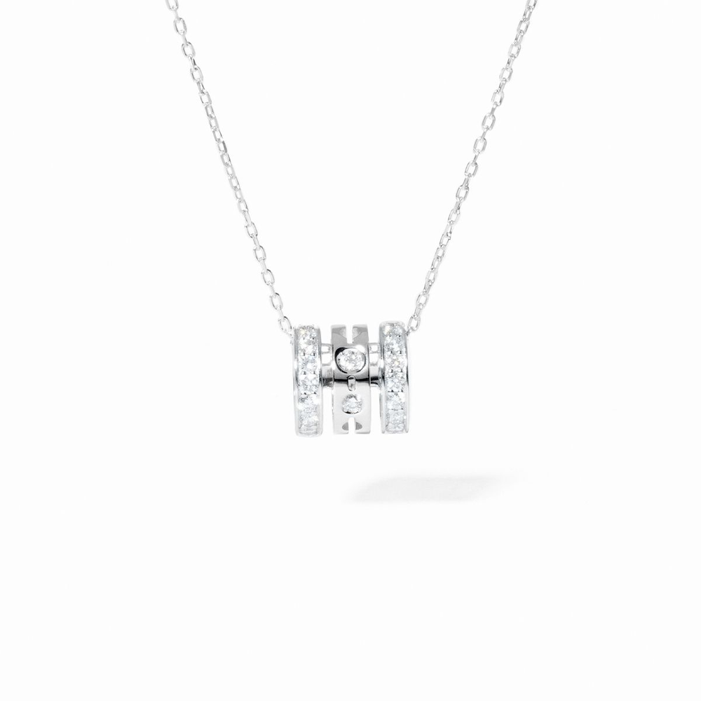 Pulse Paved 3 Rows Pendant
