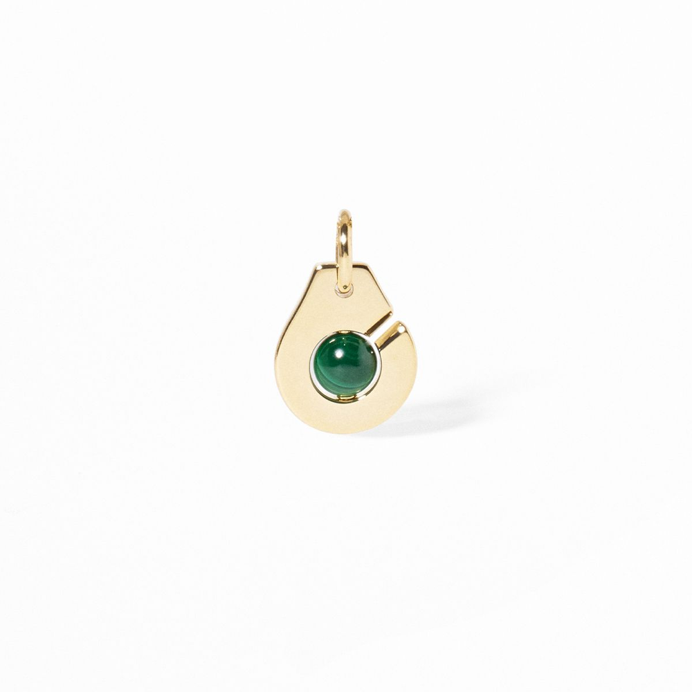 Menottes Dinh Van Malachite Small Pendant