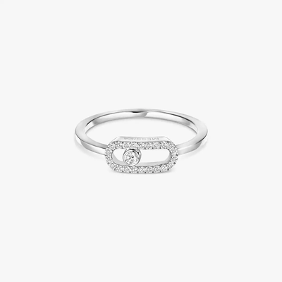 Move Uno White Gold Diamond Ring