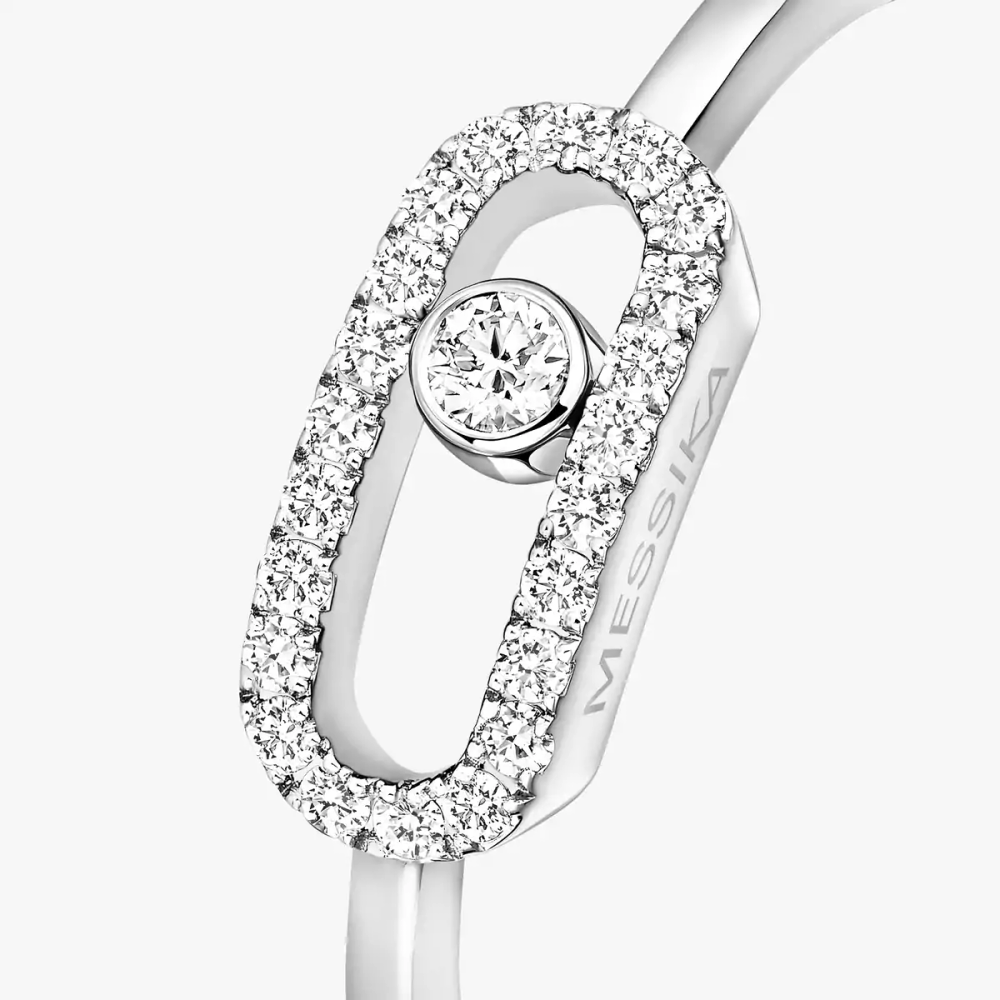 Move Uno White Gold Diamond Ring