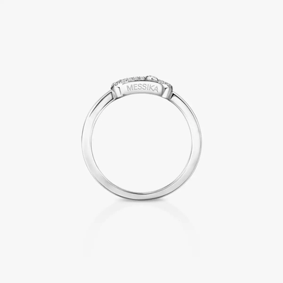 Move Uno White Gold Diamond Ring