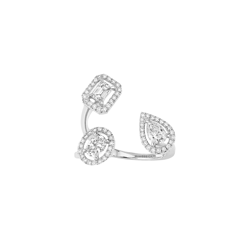 My Twin Trilogy Bague Diamant Or Blanc
