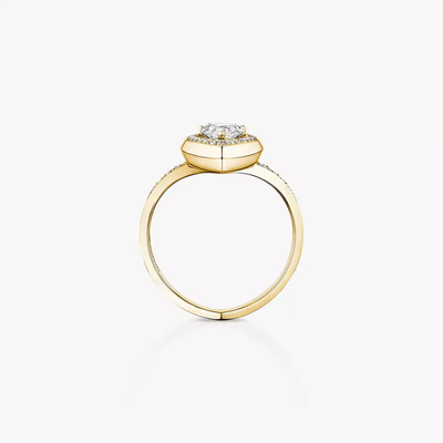 Fiery 0,50ct Bague Diamant Or Jaune