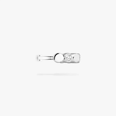 Mono Clip D-Vibes Boucles d'oreilles Diamant Or Blanc