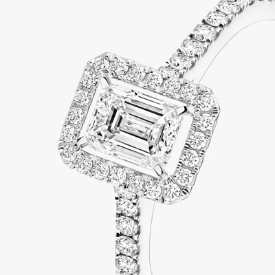 Joy 0,40ct Bague Diamant Or Blanc