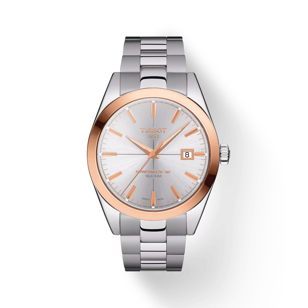 Gentleman Powermatic 80 Silicium Solid 18K Gold bezel