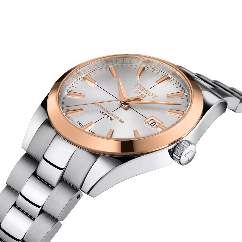 Gentleman Powermatic 80 Silicium Solid 18K Gold bezel