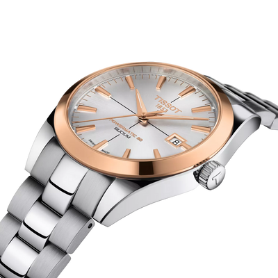 Gentleman Powermatic 80 Silicium Solid 18K Gold bezel