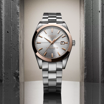 Gentleman Powermatic 80 Silicium Solid 18K Gold bezel