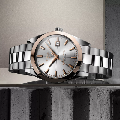Gentleman Powermatic 80 Silicium Solid 18K Gold bezel